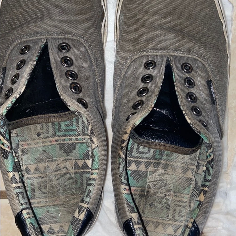 beat up vans cleaned them best i can